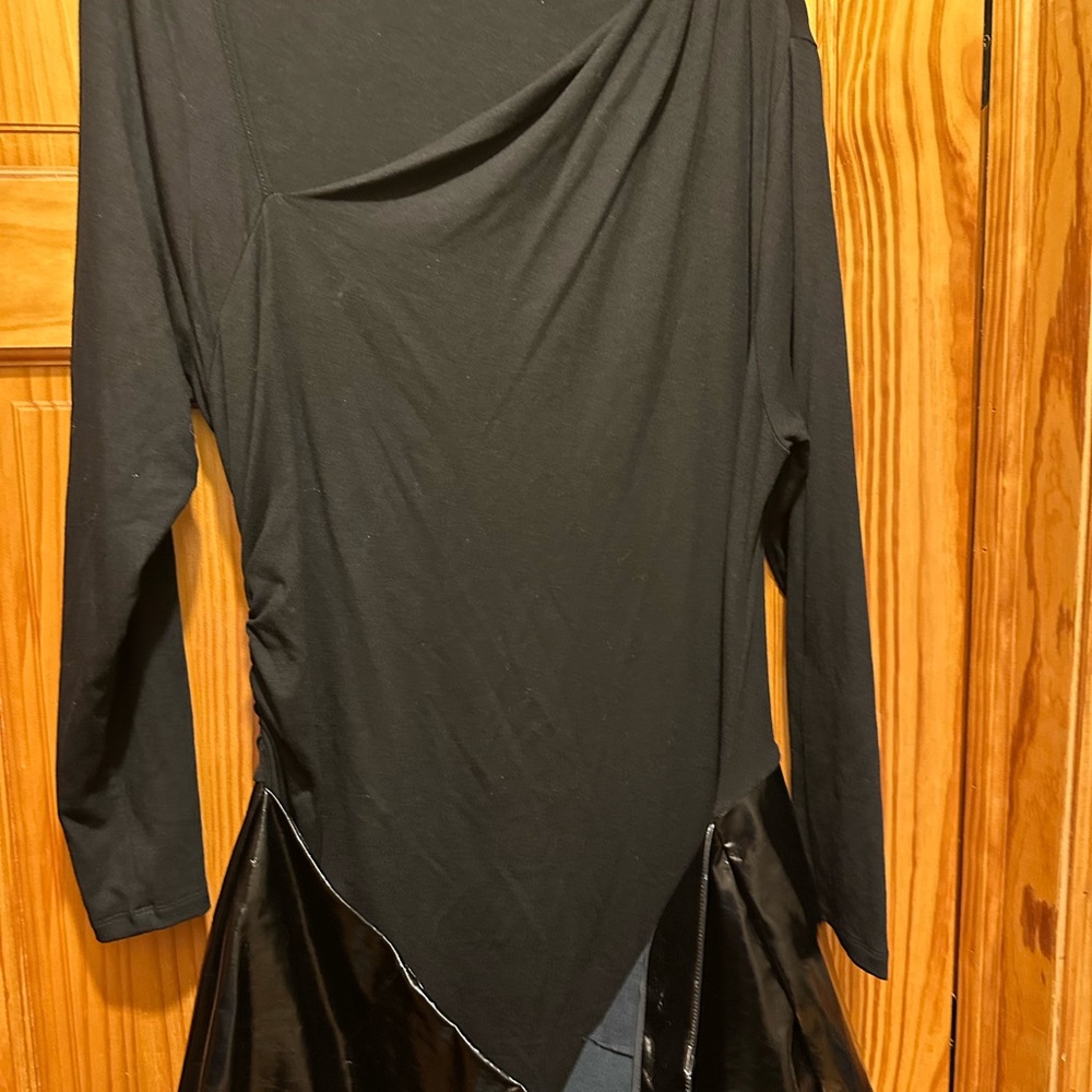 Chic Black Long Sleeve Dress - Picture 2 of 6